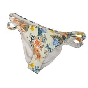 Gianni Bini Tropical Floral Bikini Bottoms – Size Large